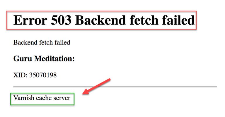 What Does Backend Fetch Failed Mean?