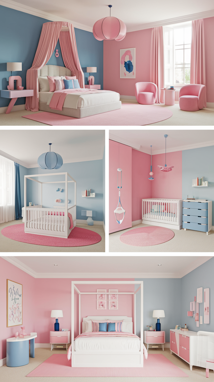 13 Blue and Pink Bedroom Ideas for a Playful and Vibrant Look - SEO Kenya