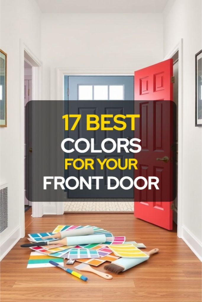 17 Best Colors to Paint Your Front Door Interior - Transform Your Entryway