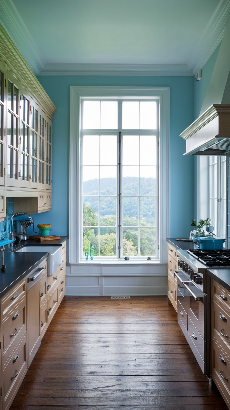 9 Beautiful Blue Kitchen Ideas for a Cool and Calm Cooking Space - SEO ...
