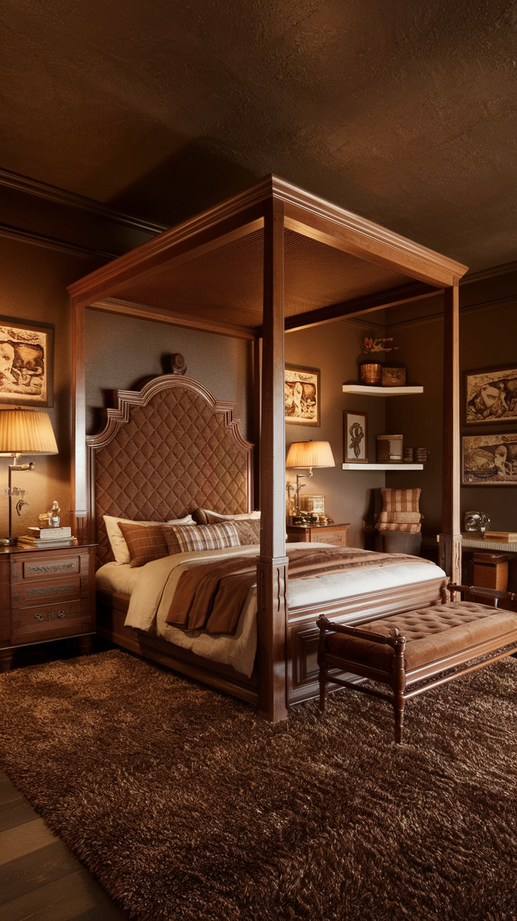 19 Brown Bedroom Ideas for a Cozy and Warm Space - SEO Kenya