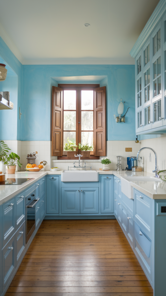 Beautiful Blue Kitchen Ideas for a Cool and Calm Cooking Space