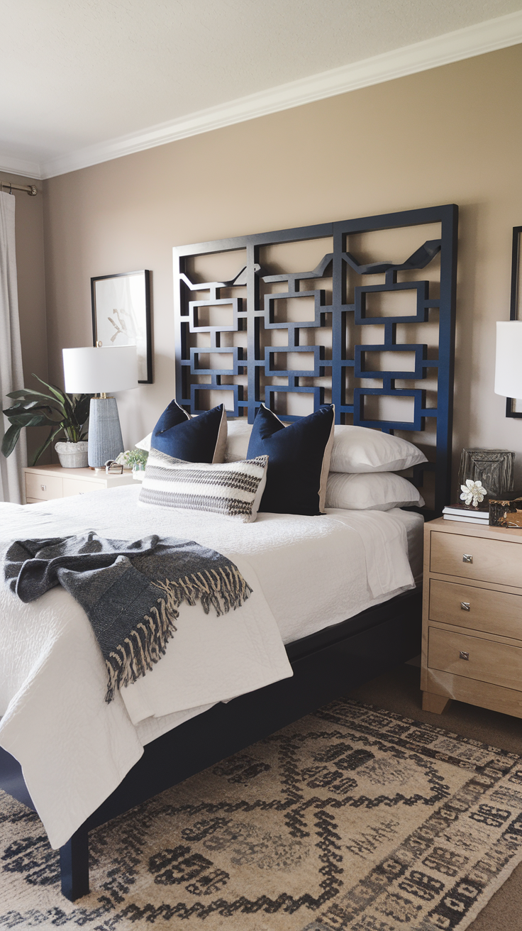 15 Navy Blue Headboard Bedroom Ideas for a Bold Statement - SEO Kenya
