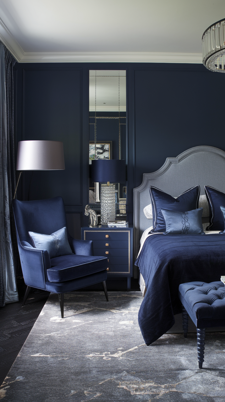 12 Navy Blue and Grey Bedroom Ideas for a Sophisticated Look - SEO Kenya