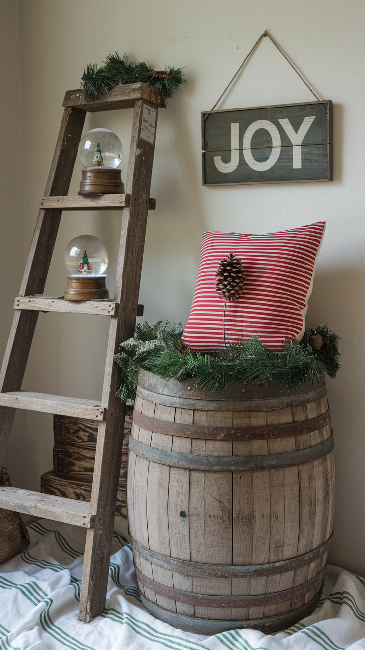 13 Rustic Christmas Decoration Ideas to Bring Cozy Charm